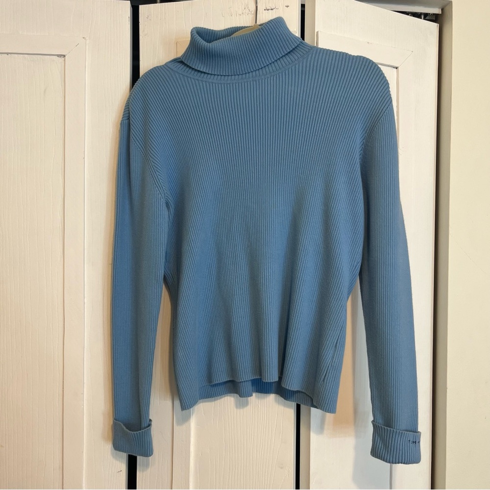 Tommy Hilfiger Turtle Neck Ribbed Sweater